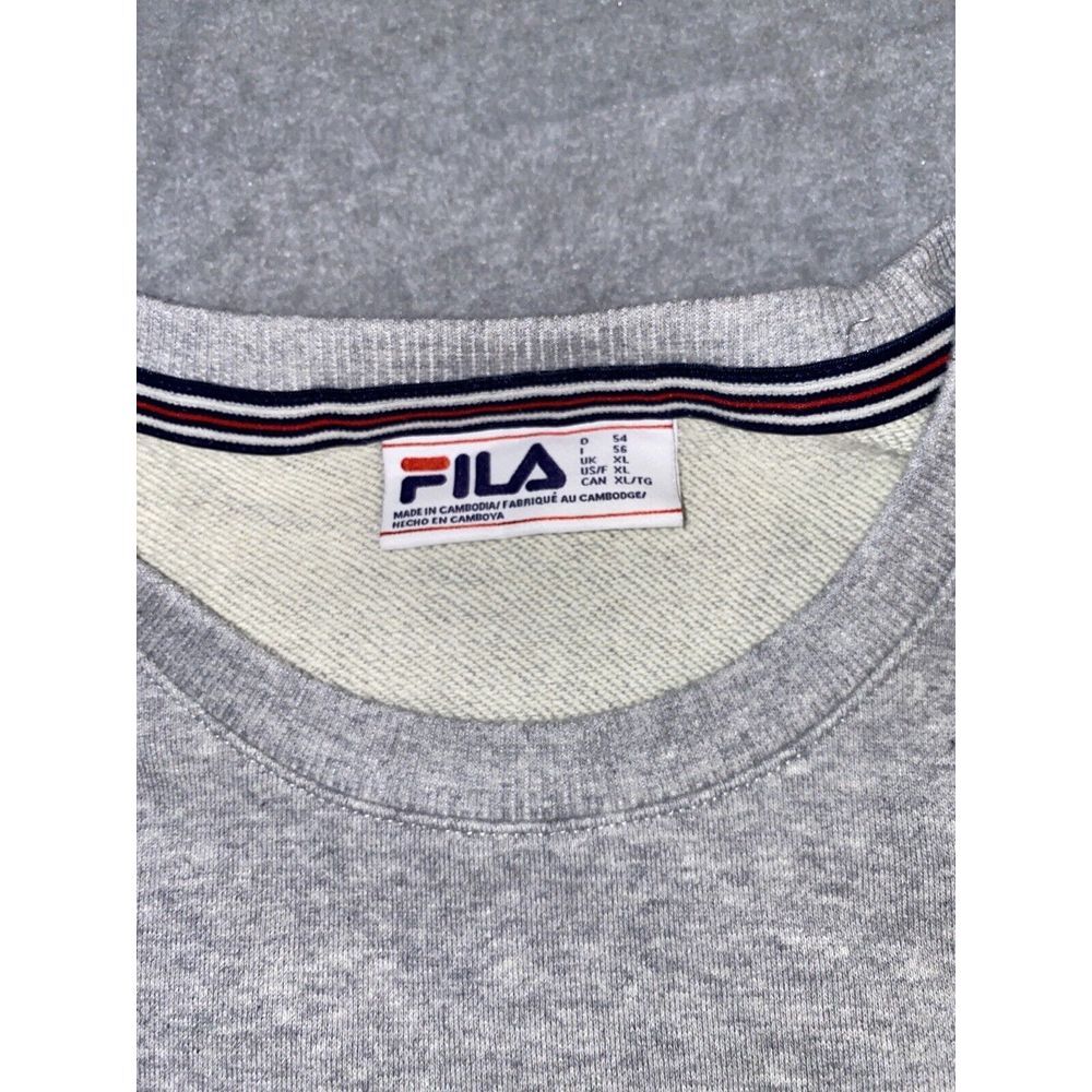 Fila Sweatshirt Vintage‎ Sweater, Grey, Mens XL - Picture 4 of 9